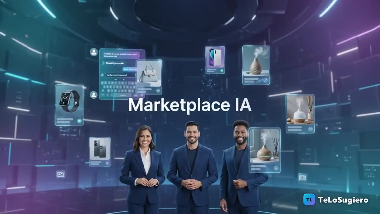 Asistentes IA del Marketplace mostrando productos